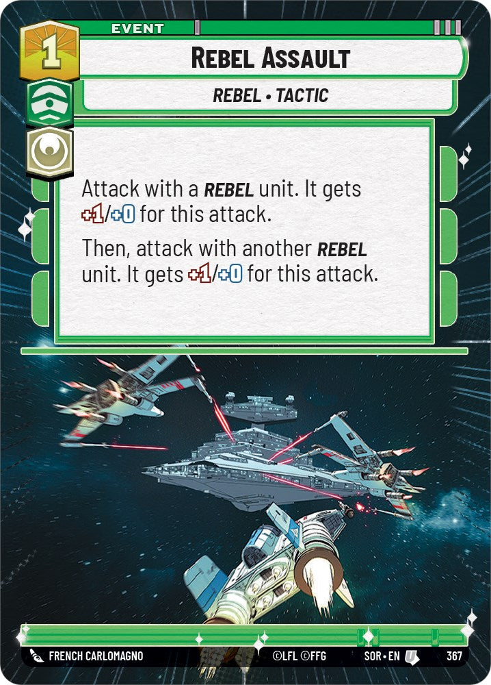 Rebel Assault (Hyperspace) (367) [Spark of Rebellion] | Grognard Games