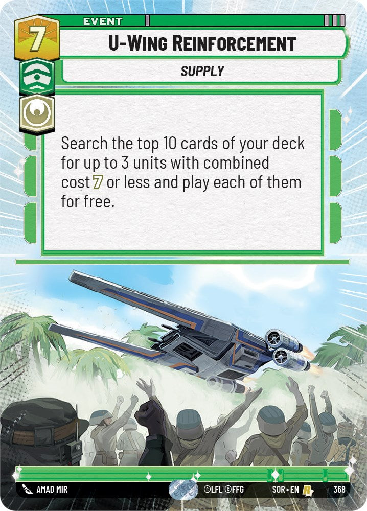U-Wing Reinforcement (Hyperspace) (368) [Spark of Rebellion] | Grognard Games