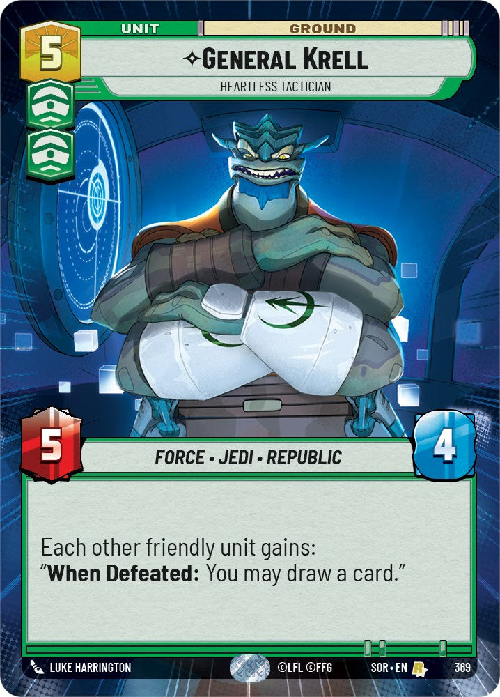 General Krell - Heartless Tactician (Hyperspace) (369) [Spark of Rebellion] | Grognard Games