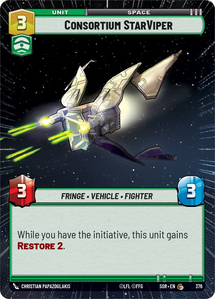 Consortium StarViper (Hyperspace) (376) [Spark of Rebellion] | Grognard Games
