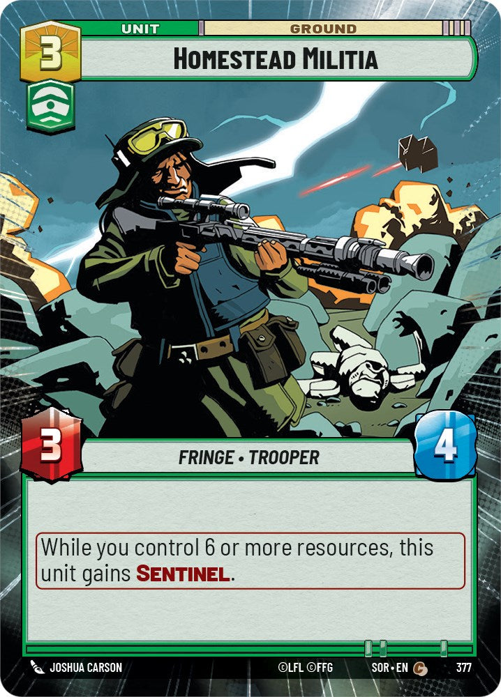 Homestead Militia (Hyperspace) (377) [Spark of Rebellion] | Grognard Games