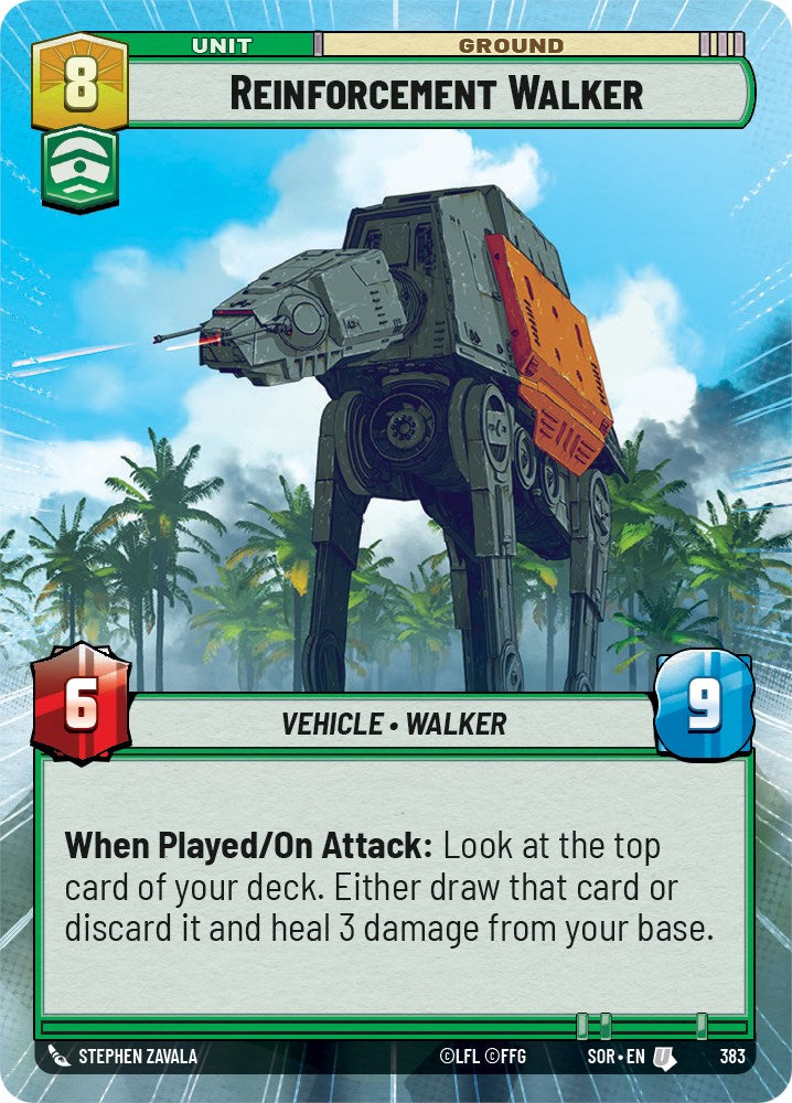 Reinforcement Walker (Hyperspace) (383) [Spark of Rebellion] | Grognard Games