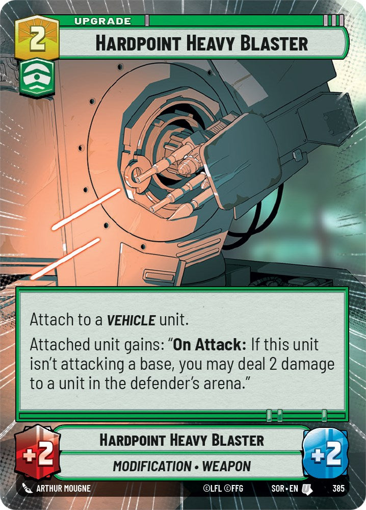Hardpoint Heavy Blaster (Hyperspace) (385) [Spark of Rebellion] | Grognard Games