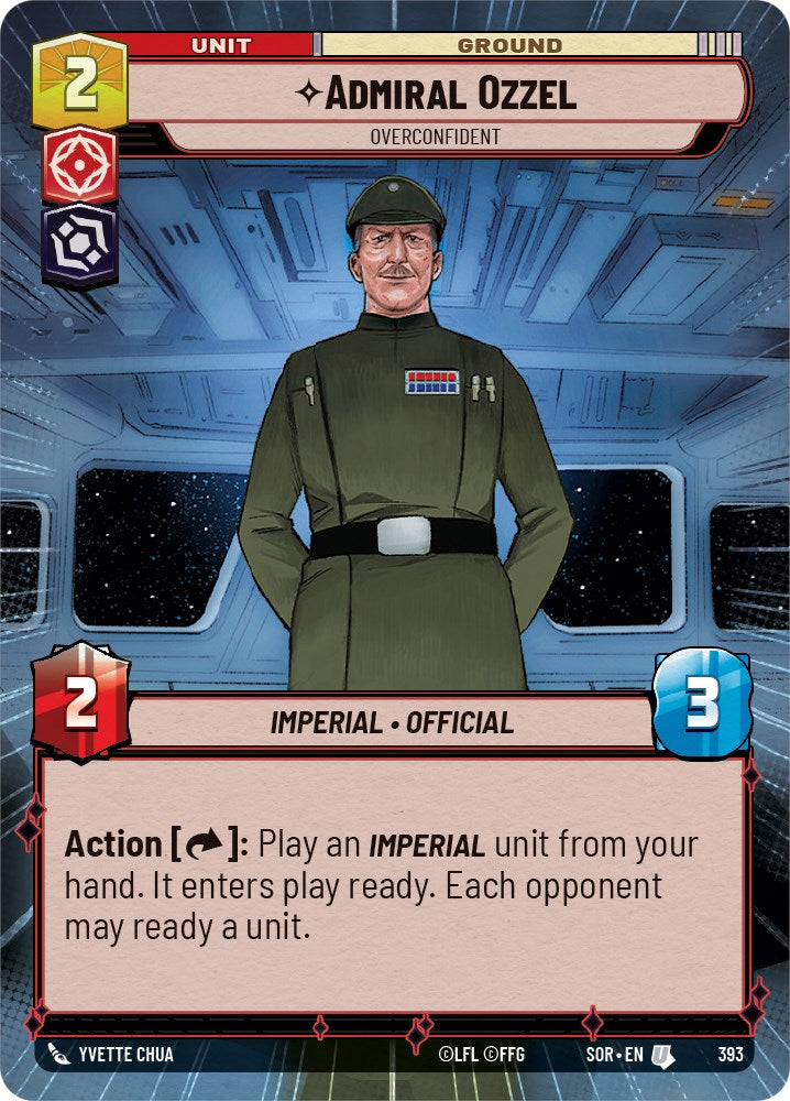 Admiral Ozzel - Overconfident (Hyperspace) (393) [Spark of Rebellion] | Grognard Games