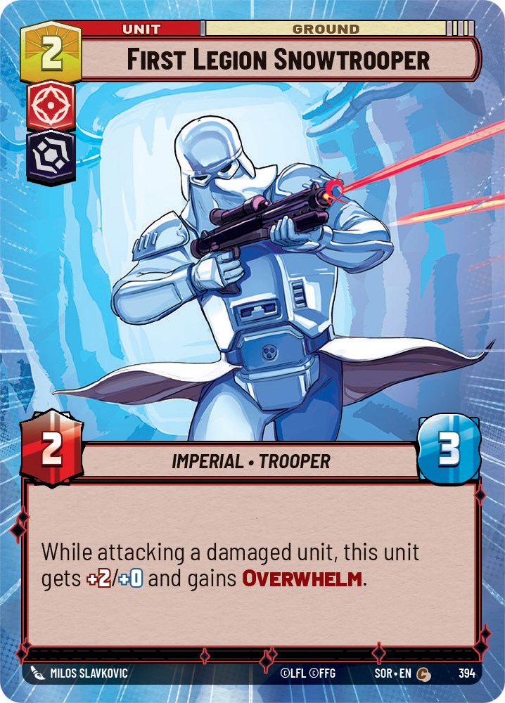 First Legion Snowtrooper (Hyperspace) (394) [Spark of Rebellion] | Grognard Games