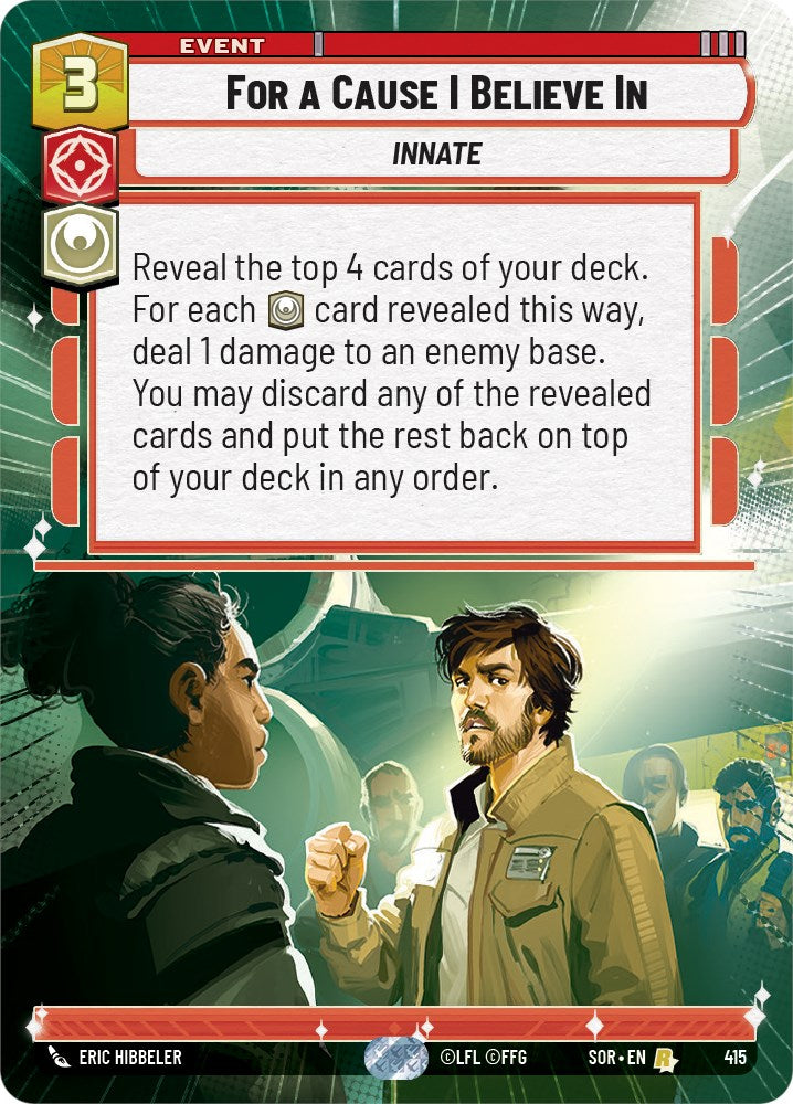 For A Cause I Believe In (Hyperspace) (415) [Spark of Rebellion] | Grognard Games