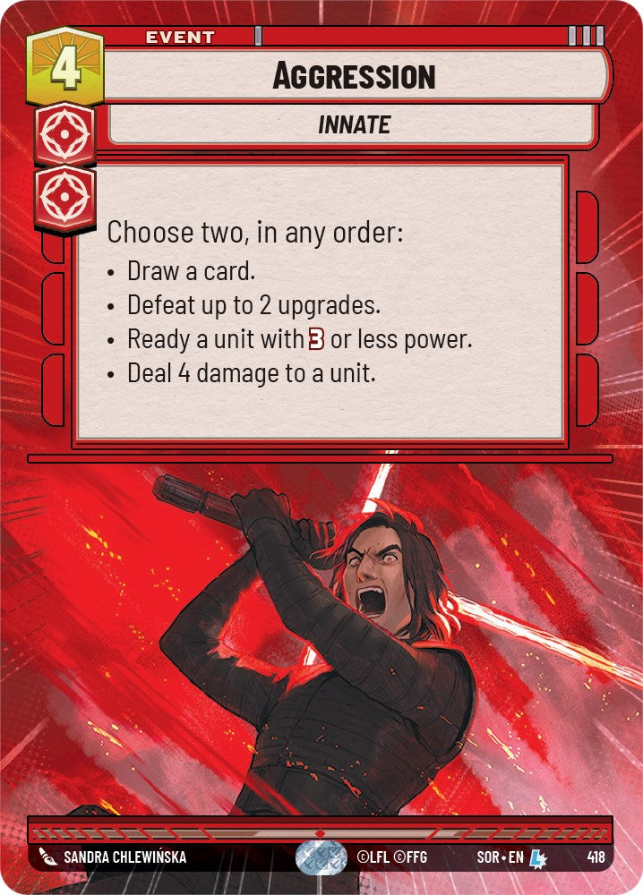 Aggression (Hyperspace) (418) [Spark of Rebellion] | Grognard Games