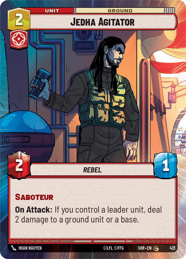 Jedha Agitator (Hyperspace) (421) [Spark of Rebellion] | Grognard Games
