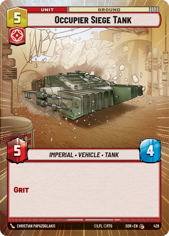 Occupier Siege Tank (Hyperspace) (428) [Spark of Rebellion] | Grognard Games