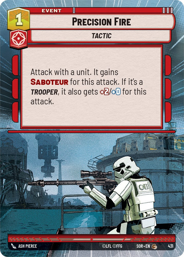 Precision Fire (Hyperspace) (431) [Spark of Rebellion] | Grognard Games