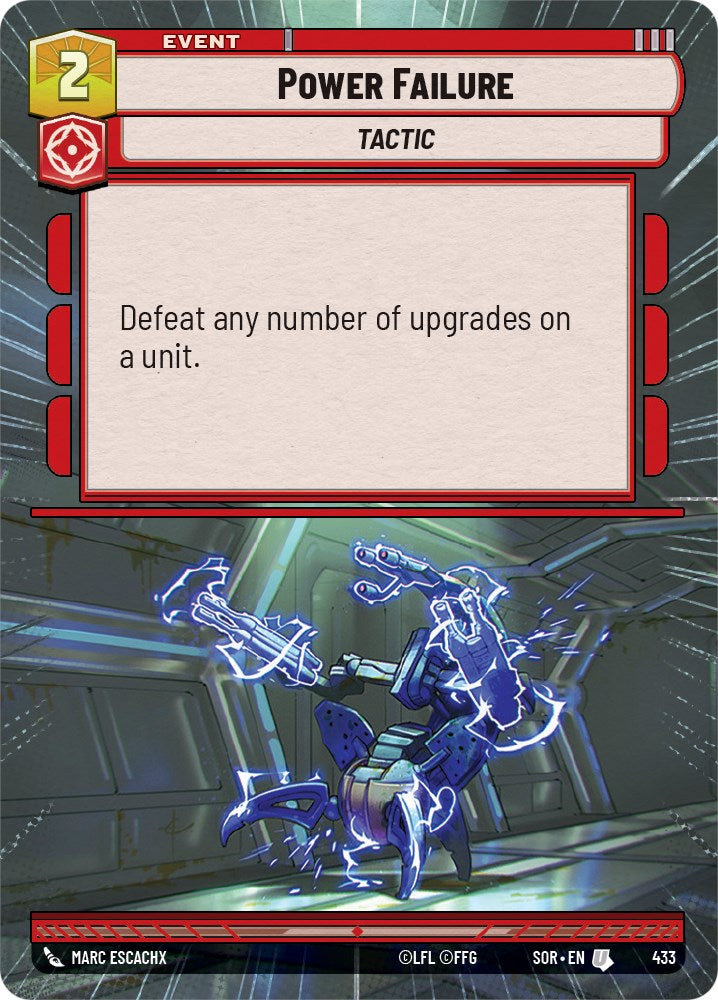 Power Failure (Hyperspace) (433) [Spark of Rebellion] | Grognard Games