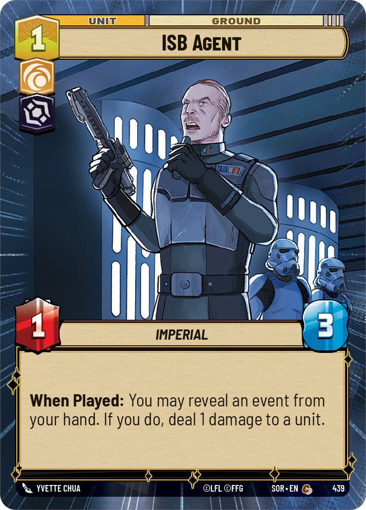 ISB Agent (Hyperspace) (439) [Spark of Rebellion] | Grognard Games
