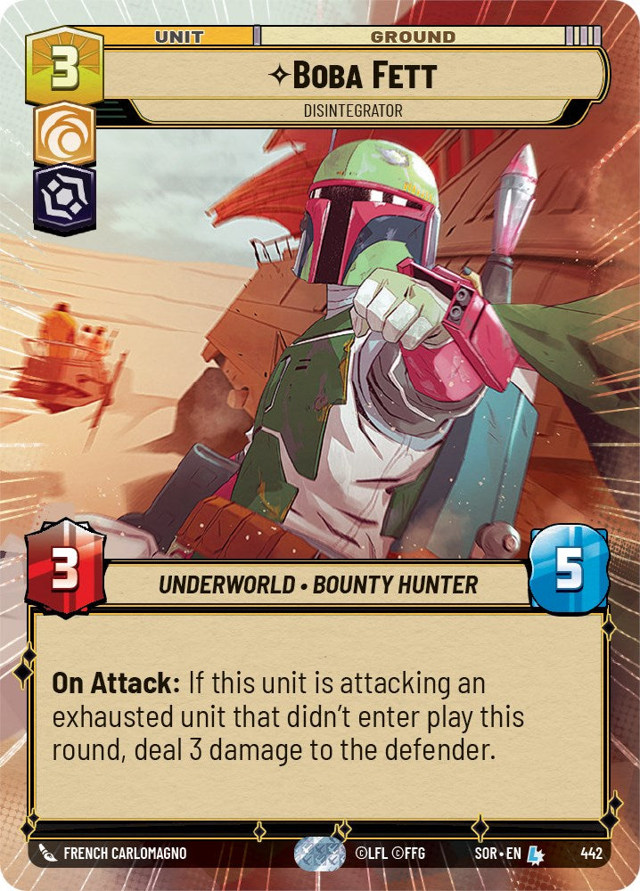Boba Fett - Disintegrator (Hyperspace) (442) [Spark of Rebellion] | Grognard Games