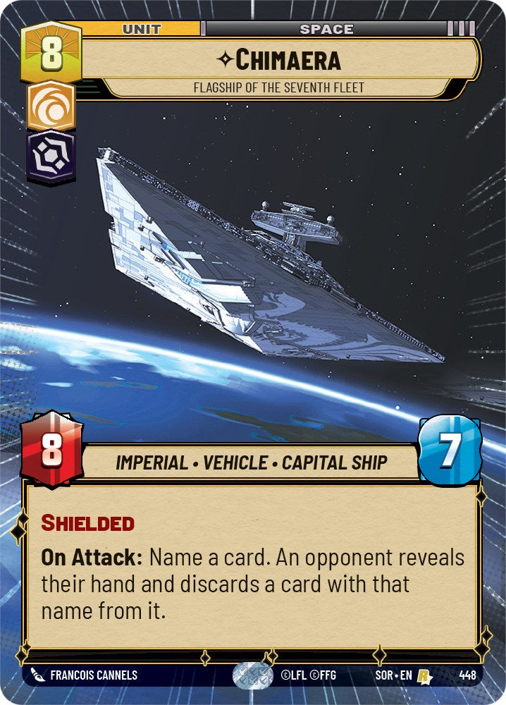 Chimaera - Flagship of the Seventh Fleet (Hyperspace) (448) [Spark of Rebellion] | Grognard Games