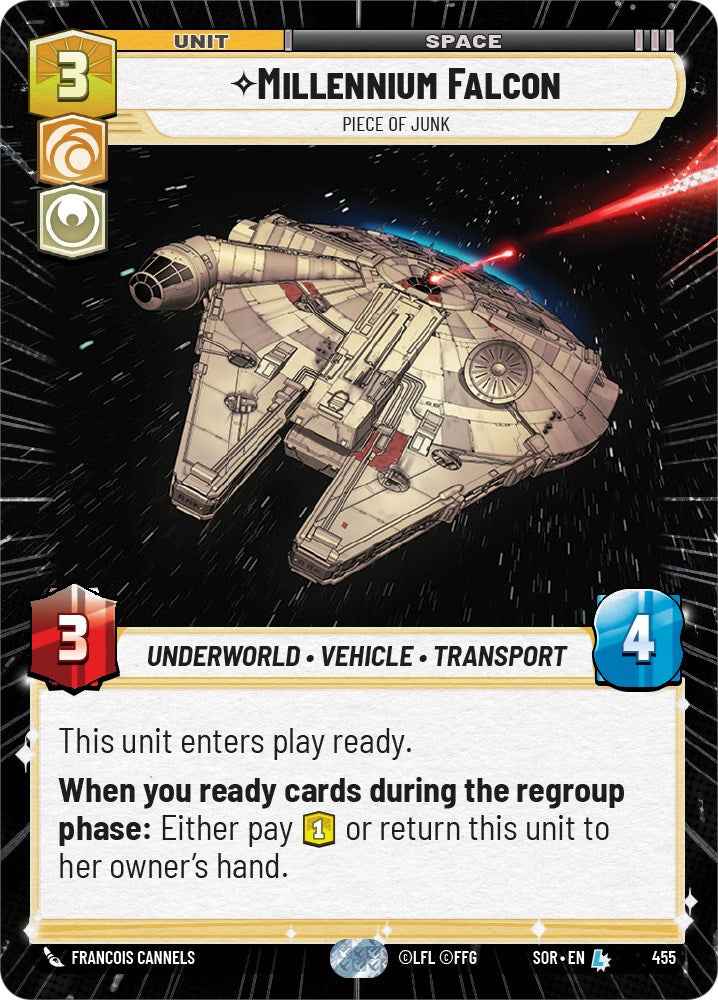 Millennium Falcon - Piece of Junk (Hyperspace) (455) [Spark of Rebellion] | Grognard Games