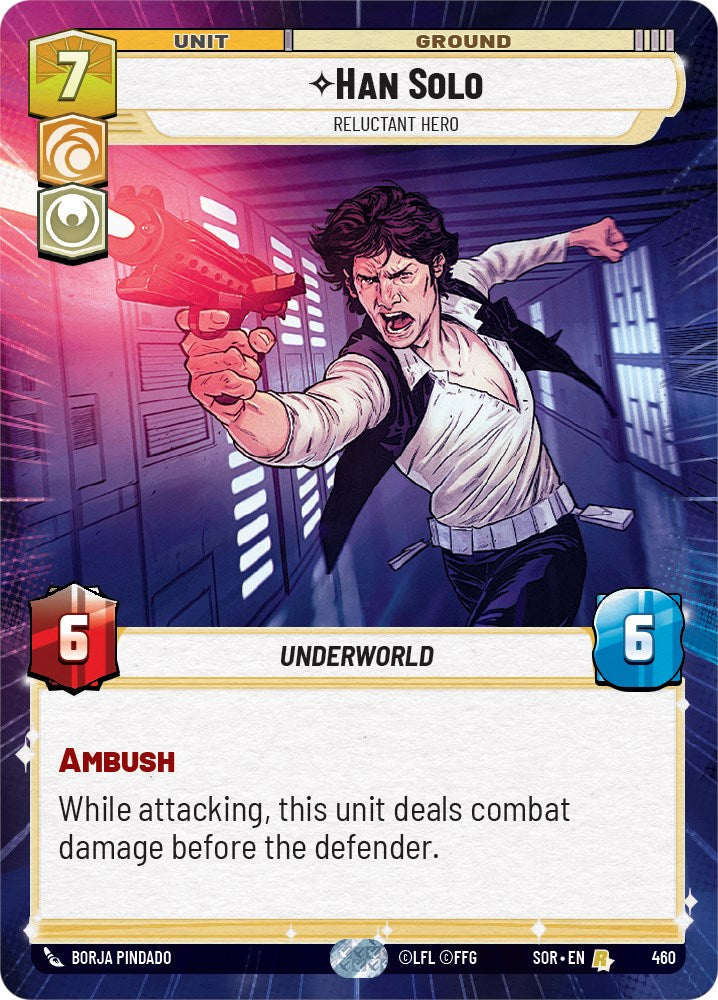 Han Solo - Relunctant Hero (Hyperspace) (460) [Spark of Rebellion] | Grognard Games