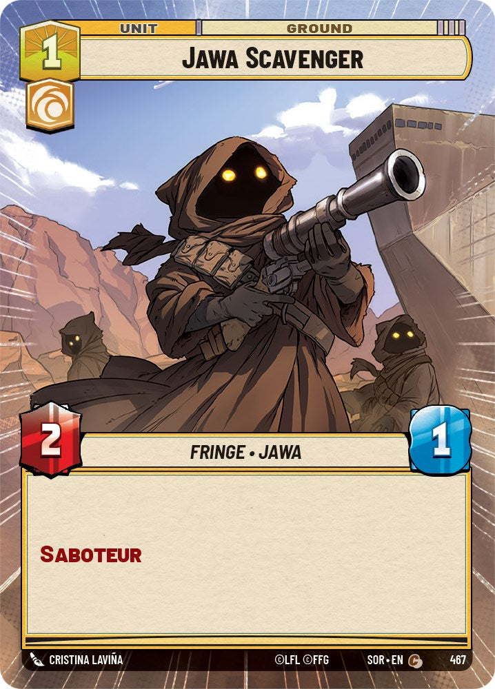 Jawa Scavenger (Hyperspace) (467) [Spark of Rebellion] | Grognard Games