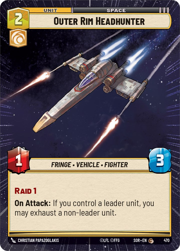 Outer Rim Headhunter (Hyperspace) (470) [Spark of Rebellion] | Grognard Games