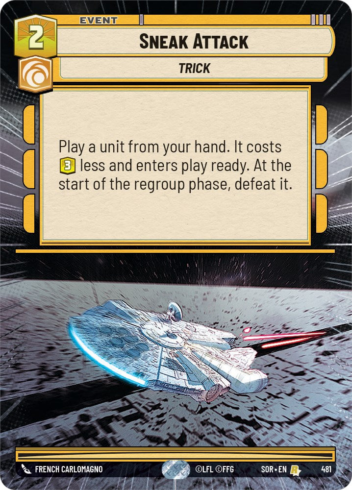Sneak Attack (Hyperspace) (481) [Spark of Rebellion] | Grognard Games