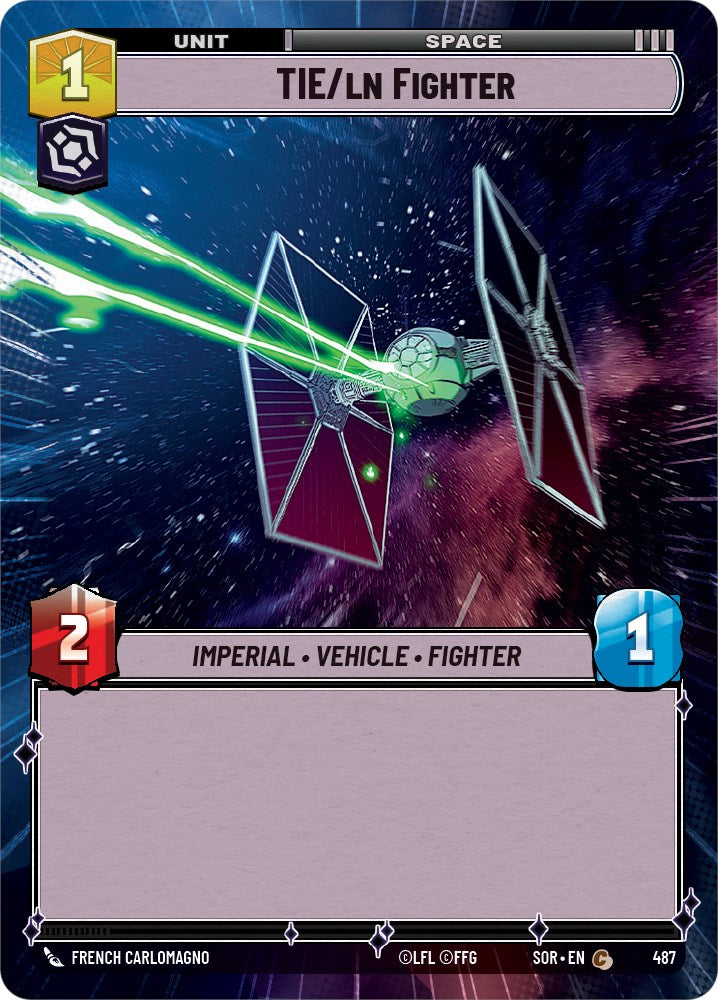 TIE/ln Fighter (Hyperspace) (487) [Spark of Rebellion] | Grognard Games