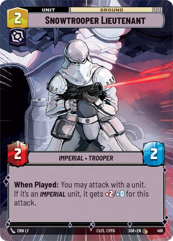 Snowtrooper Lieutenant (Hyperspace) (488) [Spark of Rebellion] | Grognard Games