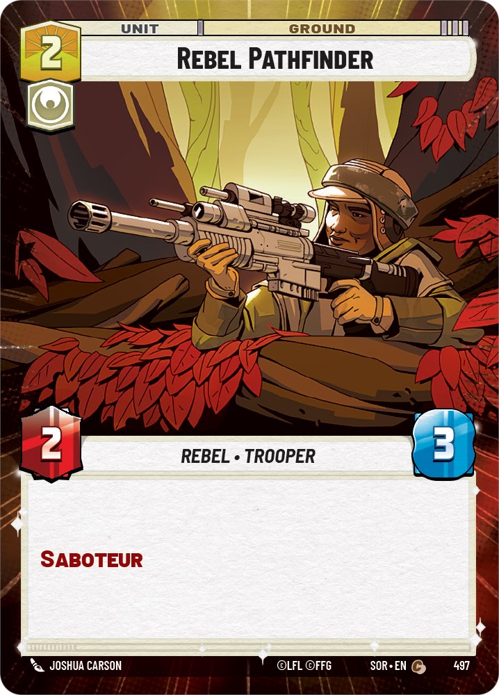 Rebel Pathfinder (Hyperspace) (497) [Spark of Rebellion] | Grognard Games