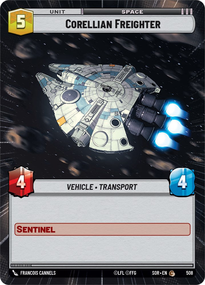 Corellian Freighter (Hyperspace) (508) [Spark of Rebellion] | Grognard Games