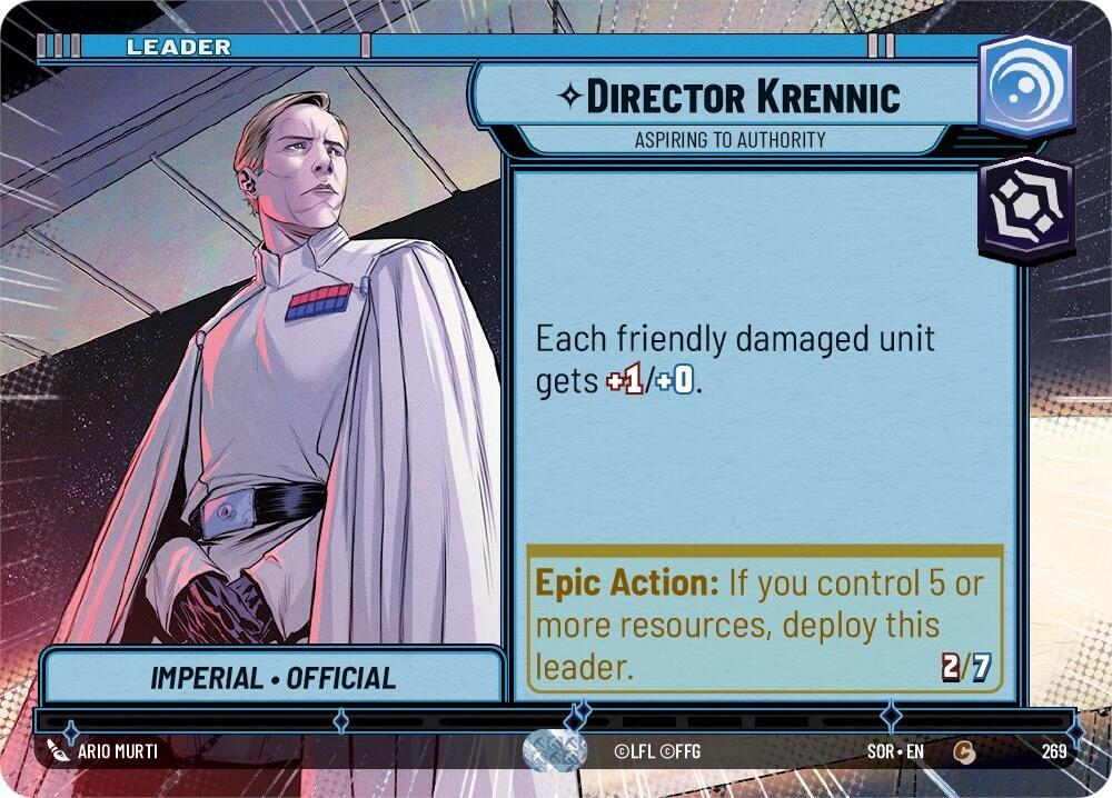 Director Krennic - Aspiring to Authority (Hyperspace) (269) [Spark of Rebellion] | Grognard Games