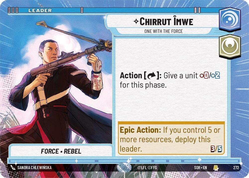 Chirrut emwe - One With The Force (Hyperspace) (272) [Spark of Rebellion] | Grognard Games