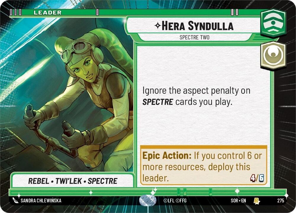 Hera Syndulla - Spectre Two (Hyperspace) (275) [Spark of Rebellion] | Grognard Games