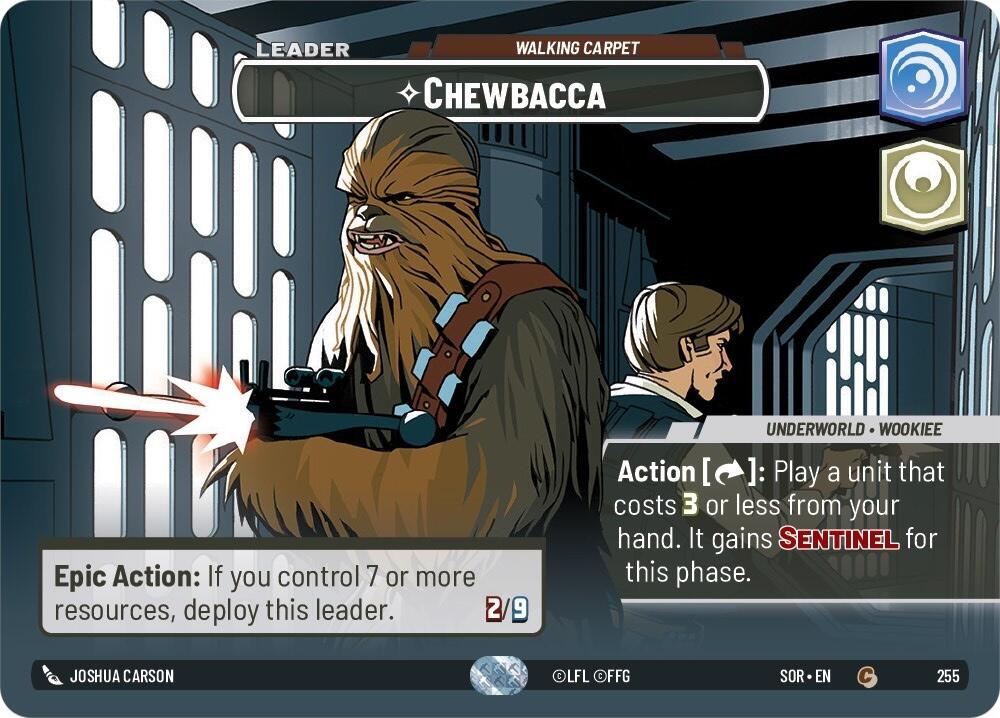 Chewbacca - Walking Carpet (Showcase) (255) [Spark of Rebellion] | Grognard Games