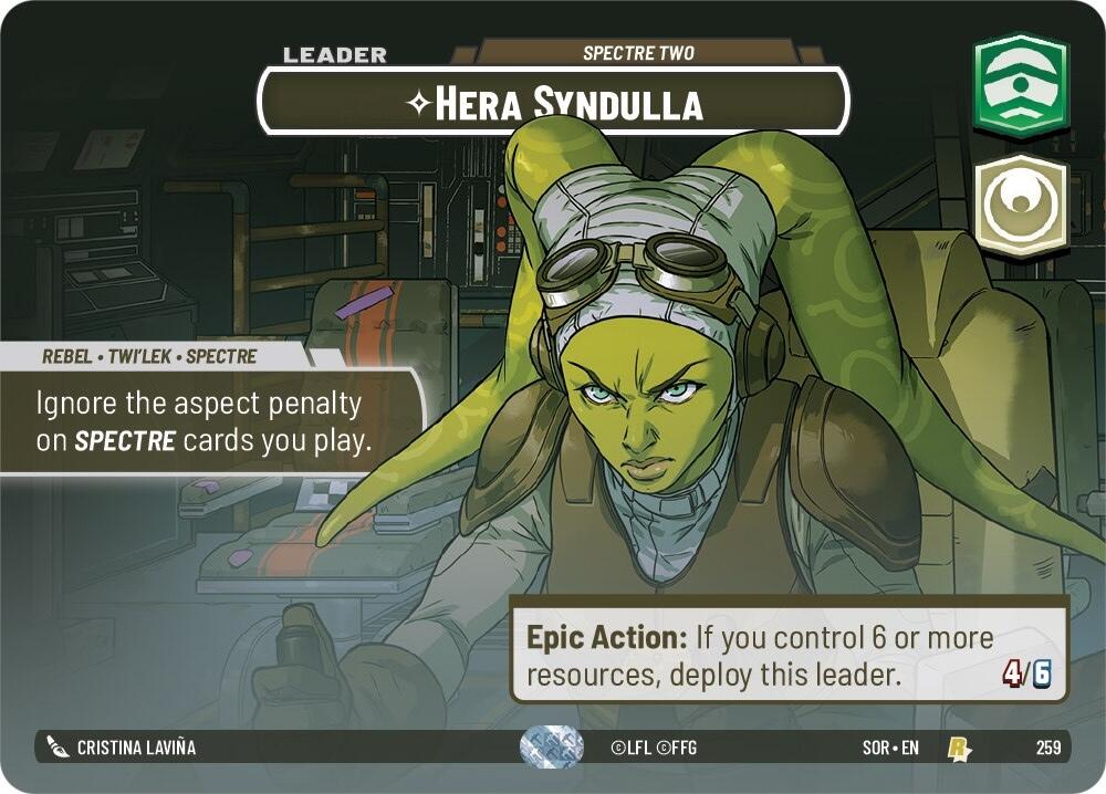 Hera Syndulla - Spectre Two (Showcase) (259) [Spark of Rebellion] | Grognard Games