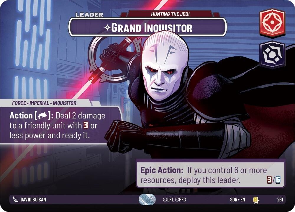 Grand Inquisitor - Hunting the Jedi (Showcase) (261) [Spark of Rebellion] | Grognard Games