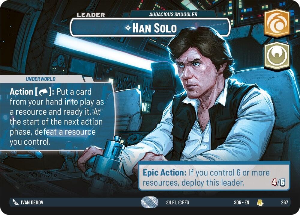 Han Solo - Audacious Smuggler (Showcase) (267) [Spark of Rebellion] | Grognard Games