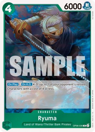 Ryuma (OP06-036) - Wings of the Captain | Grognard Games
