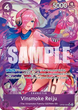 Vinsmoke Reiju (069) (Alternate Art) (OP06-069) - Wings of the Captain Foil | Grognard Games