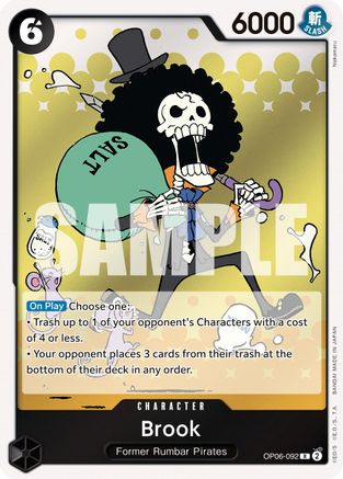 Brook (OP06-092) - Wings of the Captain Foil | Grognard Games