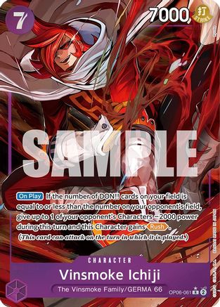 Vinsmoke Ichiji (061) (Alternate Art) (OP06-061) - Wings of the Captain Foil | Grognard Games