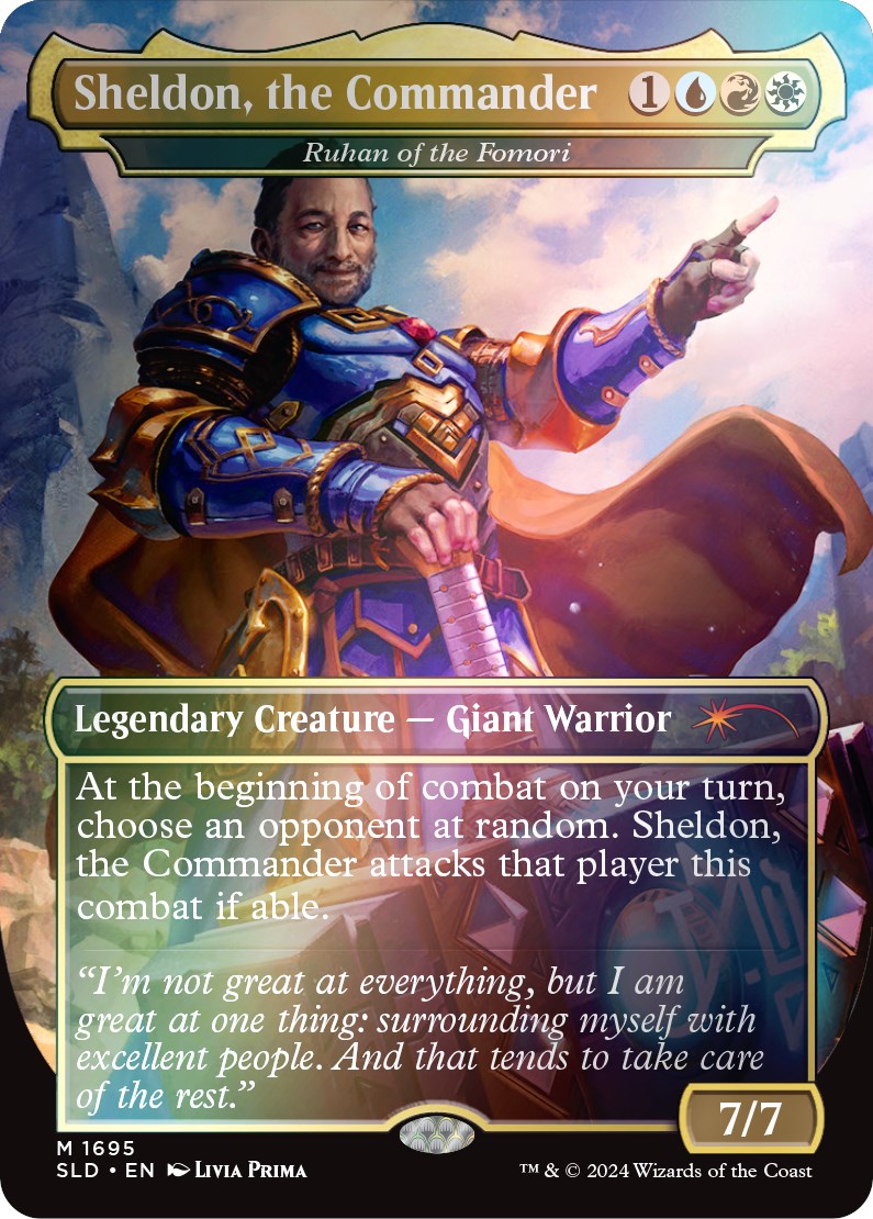 Sheldon, the Commander - Ruhan of the Fomori (Rainbow Foil) [Secret Lair Drop Series] | Grognard Games