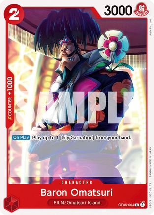 Baron Omatsuri (OP06-004) - Wings of the Captain | Grognard Games