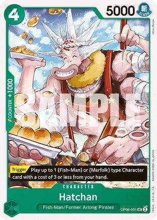 Hatchan (OP06-031) - Wings of the Captain | Grognard Games
