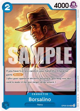 Borsalino (OP06-054) - Wings of the Captain | Grognard Games