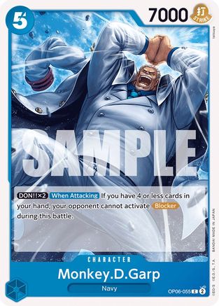 Monkey.D.Garp (OP06-055) - Wings of the Captain | Grognard Games
