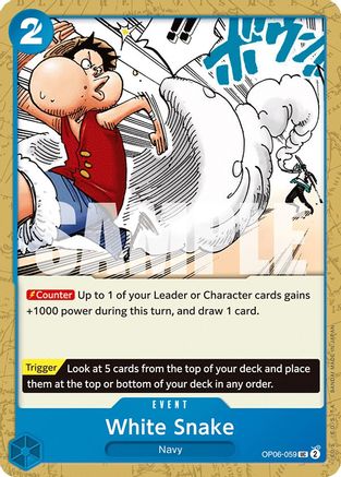 White Snake (OP06-059) - Wings of the Captain | Grognard Games