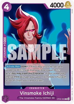 Vinsmoke Ichiji (060) (OP06-060) - Wings of the Captain | Grognard Games