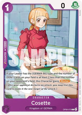 Cosette (OP06-072) - Wings of the Captain | Grognard Games