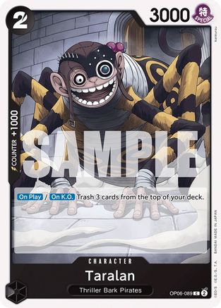 Taralan (OP06-089) - Wings of the Captain | Grognard Games