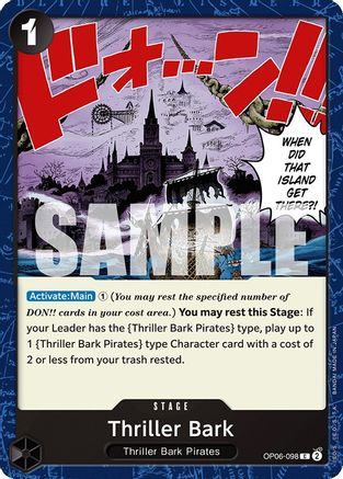 Thriller Bark (OP06-098) - Wings of the Captain | Grognard Games