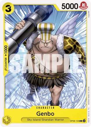 Genbo (OP06-105) - Wings of the Captain | Grognard Games