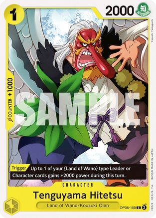 Tenguyama Hitetsu (OP06-108) - Wings of the Captain | Grognard Games
